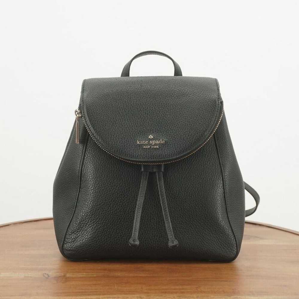 Kate Spade Womens Leila Medium Flap Backpack Blac… - image 2