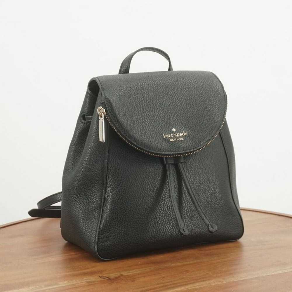 Kate Spade Womens Leila Medium Flap Backpack Blac… - image 3