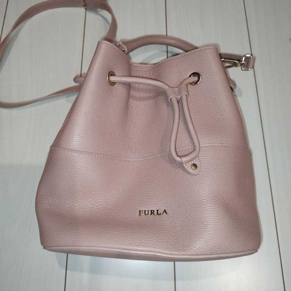 FURLA Pink Bucket Bag - image 1