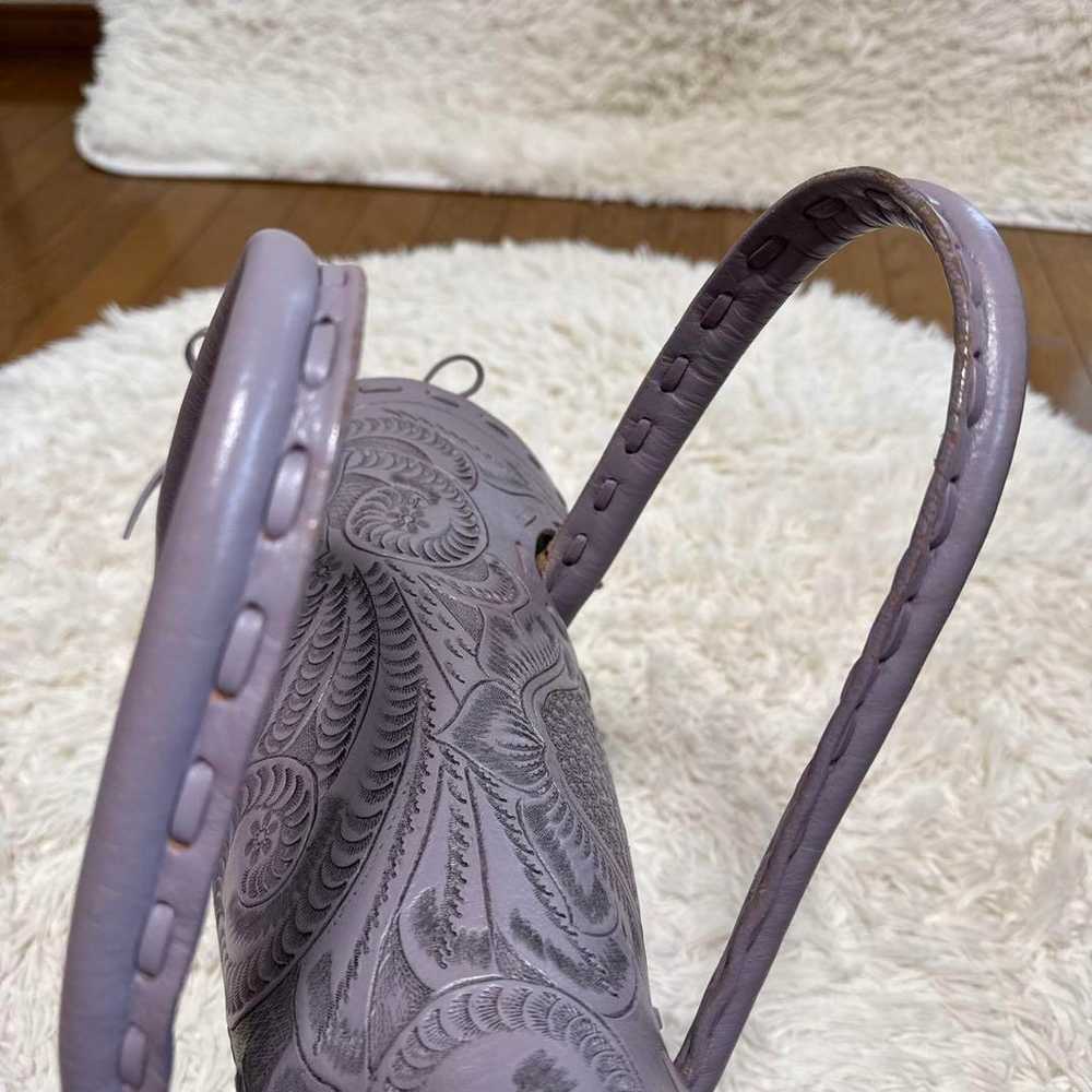 Grace Continental Carving Bag Lavender - image 12