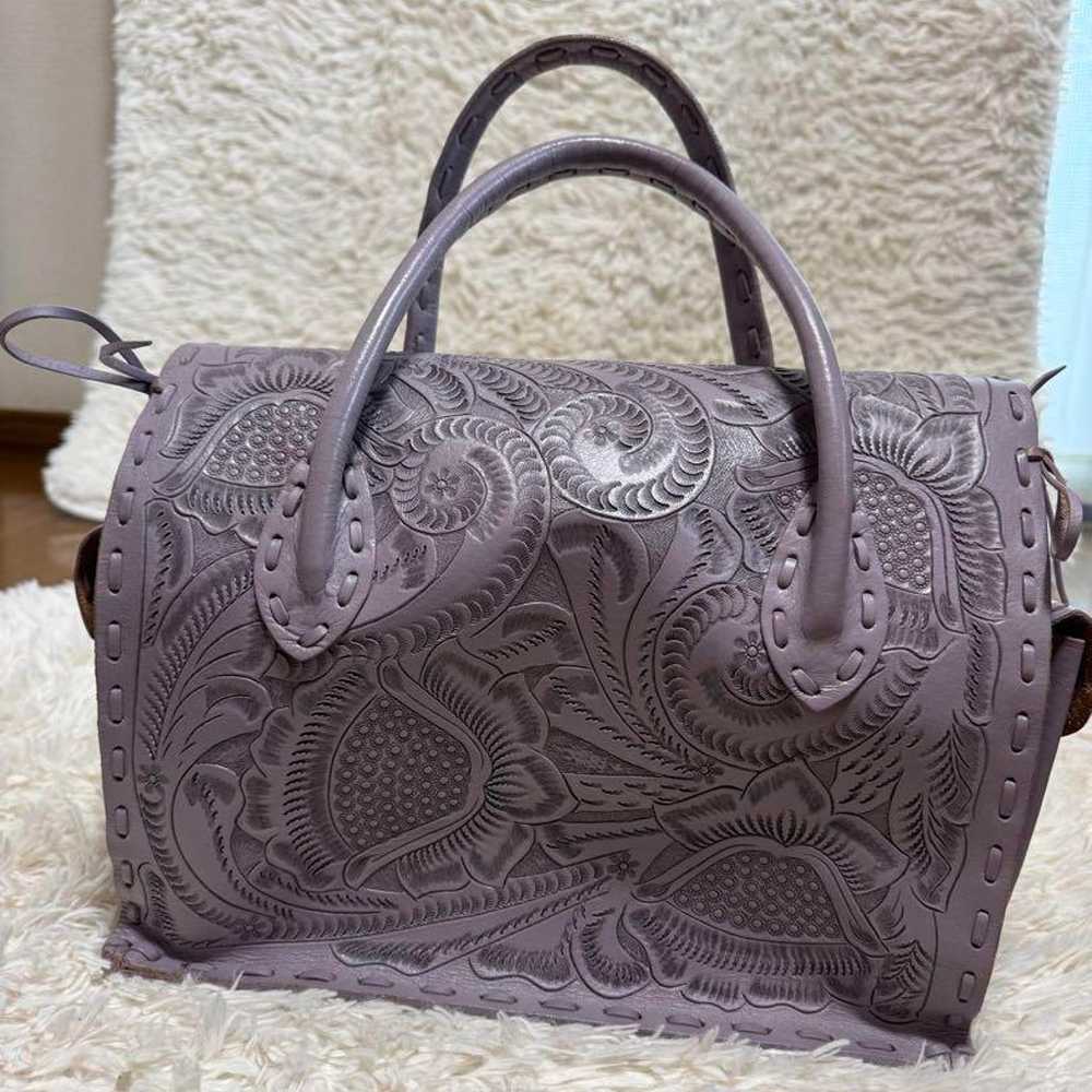 Grace Continental Carving Bag Lavender - image 2