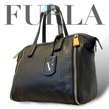 Rare high-end Furla tote bag, shoulder bag, charm,