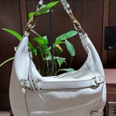 COLE HAAN CREAM IVORY
PEBBLED LEATHER HOBO
SHOULD… - image 1