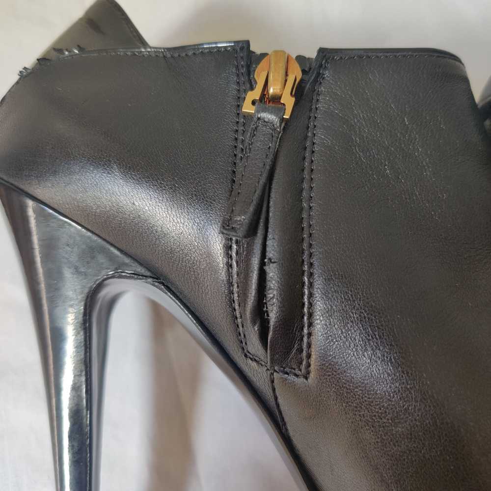 Yves Saint Laurent Yves Saint Laurent Black Leath… - image 9