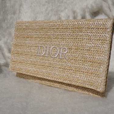 Dior straw clutch - image 1