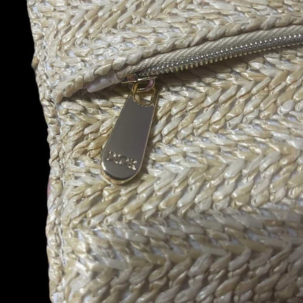 Dior straw clutch - image 3