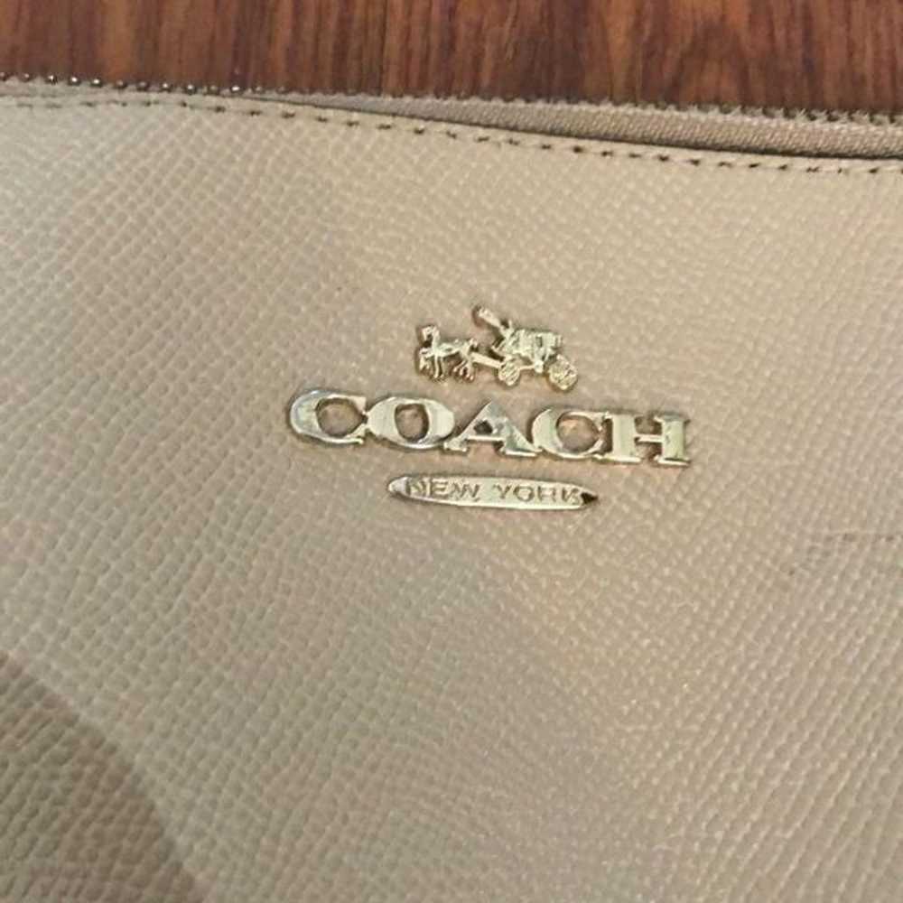 Coach Tan leather tote bag - image 2