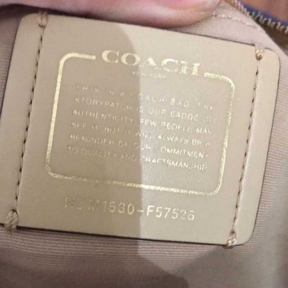 Coach Tan leather tote bag - image 5