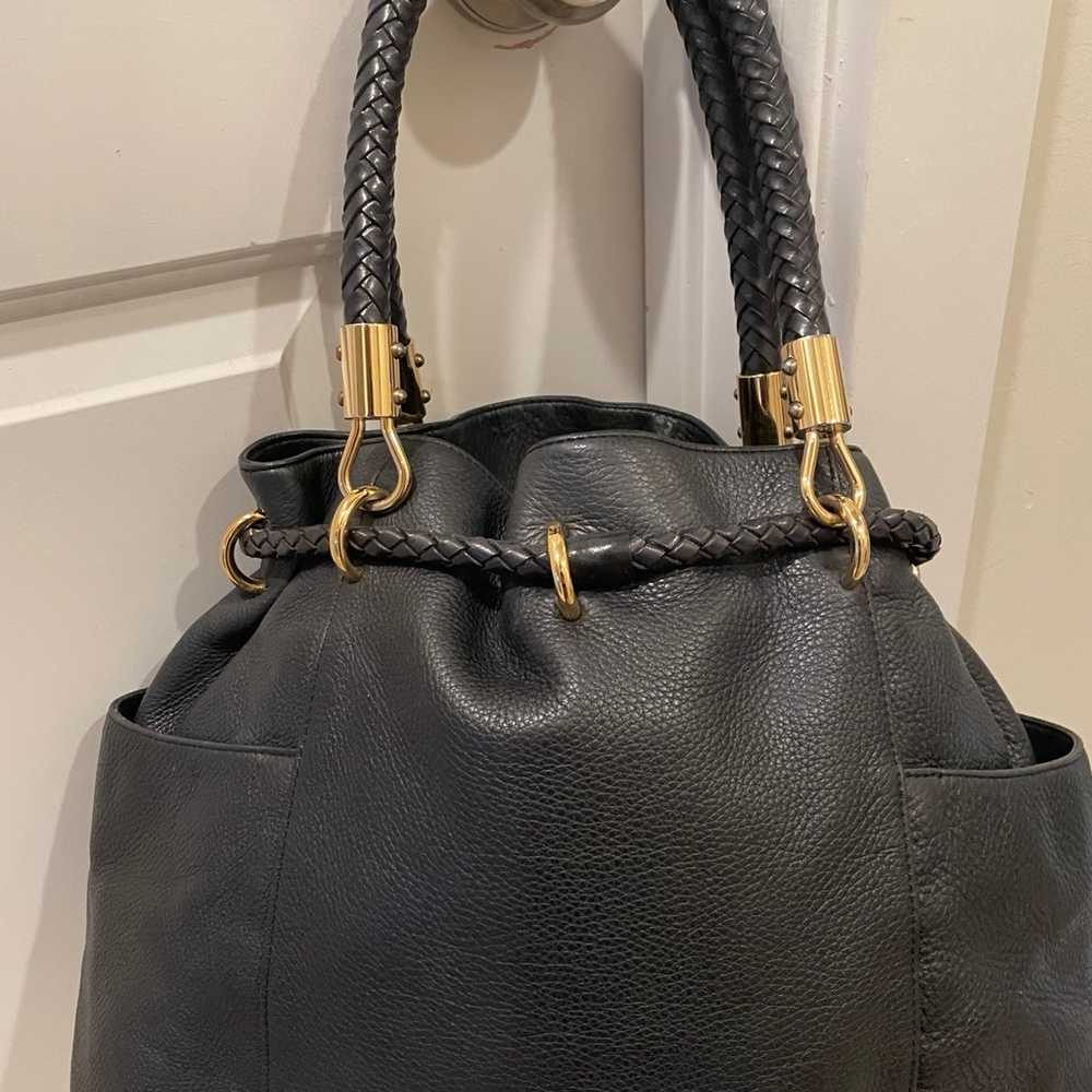 Michael Kors leather shoulder black bag - image 3