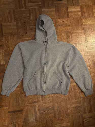 Vintage Vintage Grey Russell Athletic Zip-Up Hoodi