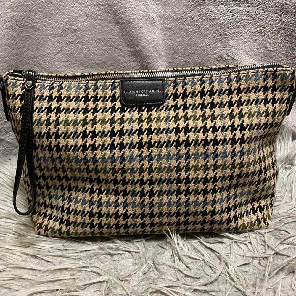 GIANNI CHIARINI Houndstooth Bag - image 4