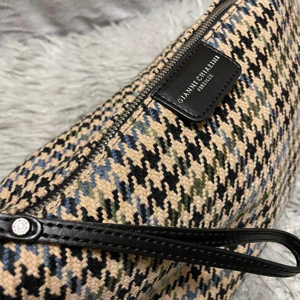 GIANNI CHIARINI Houndstooth Bag - image 7