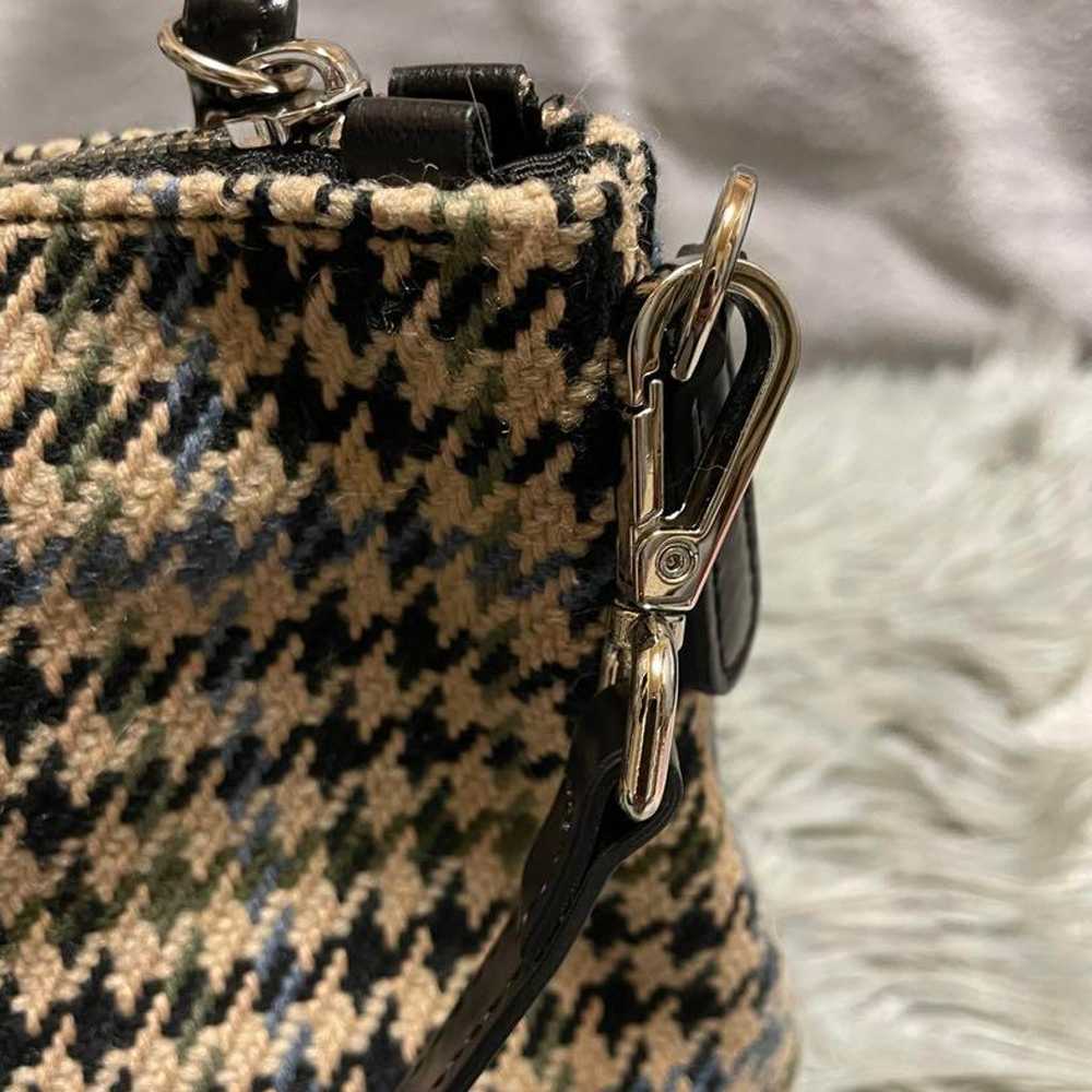 GIANNI CHIARINI Houndstooth Bag - image 9