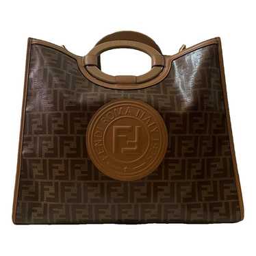 Fendi Runaway Shopping pony-style calfskin tote