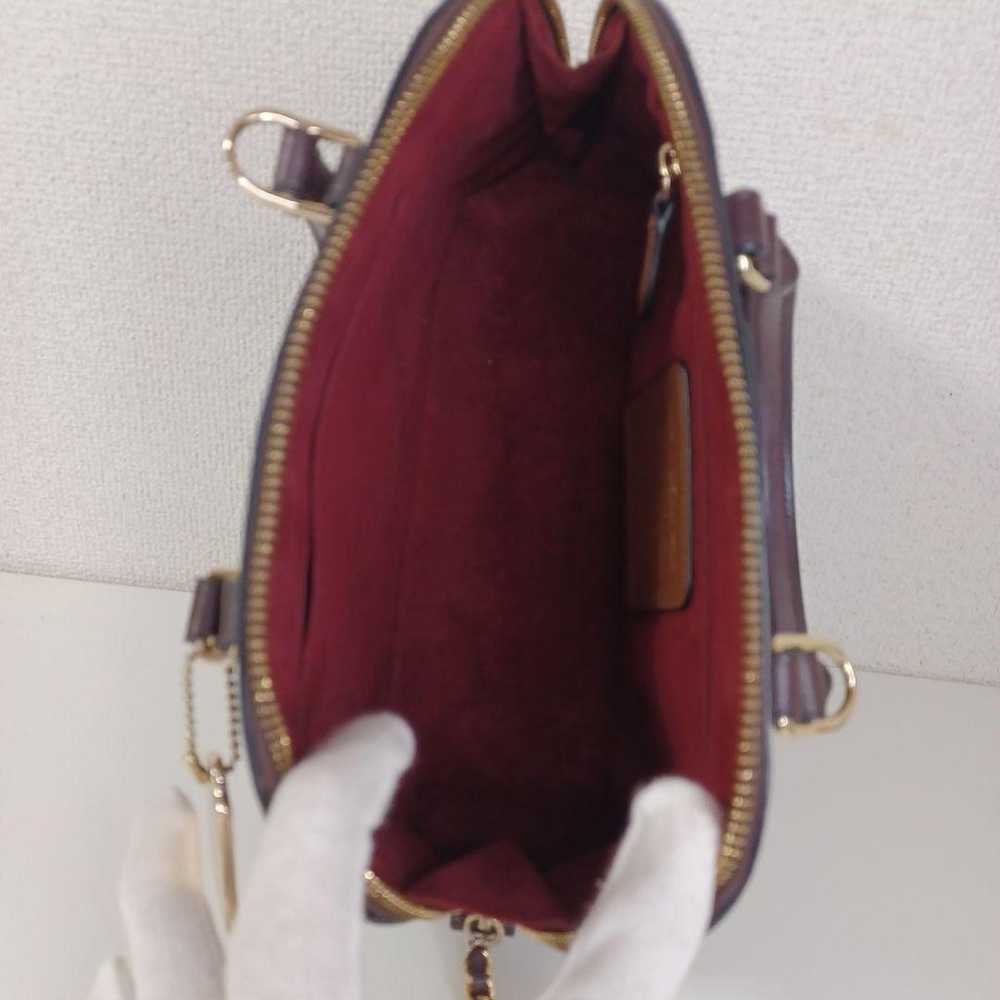 COACH Burgundy Handbag - image 11