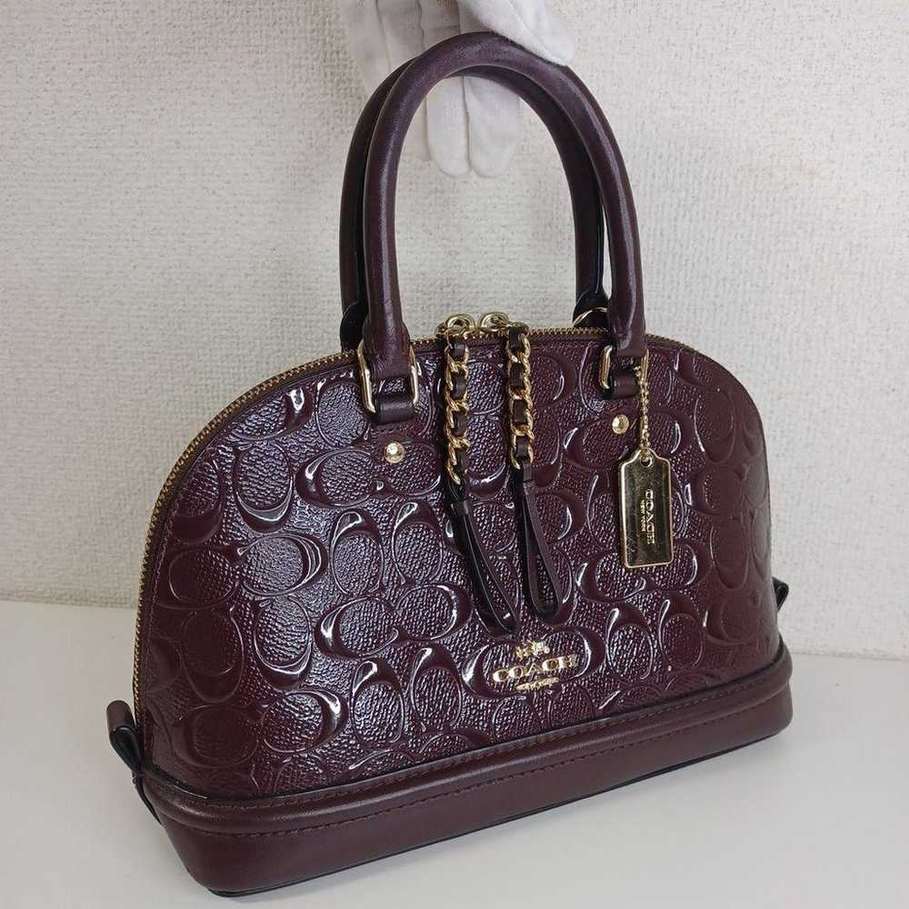 COACH Burgundy Handbag - image 1