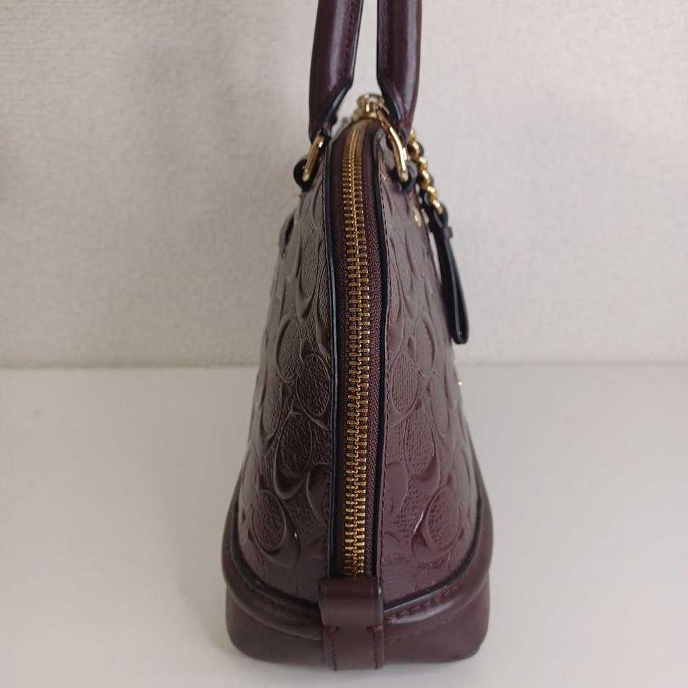 COACH Burgundy Handbag - image 6