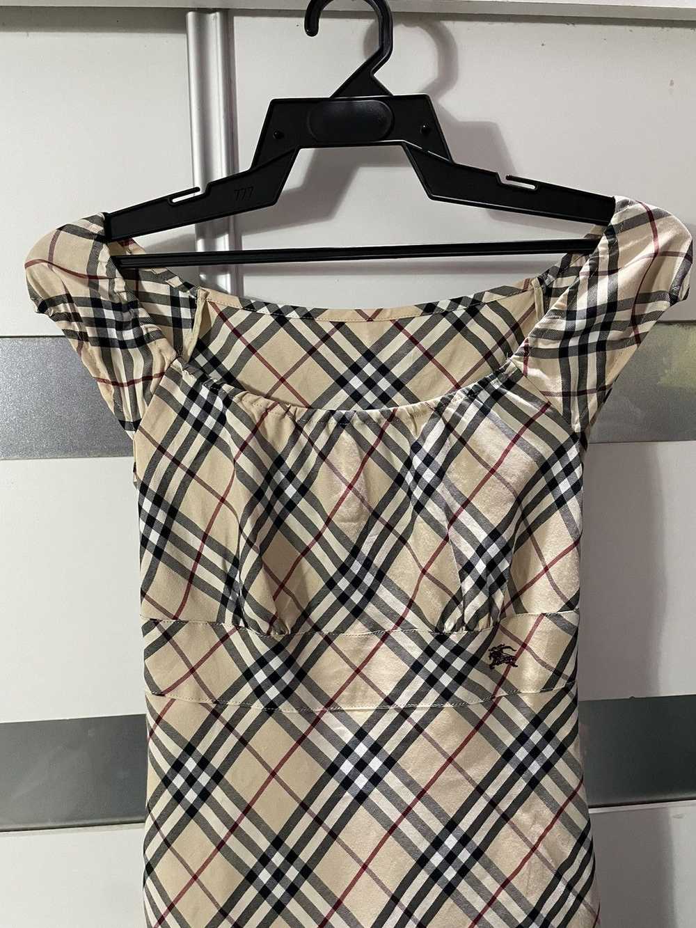 Burberry × Vintage Burberry Blue label mini dress… - image 10