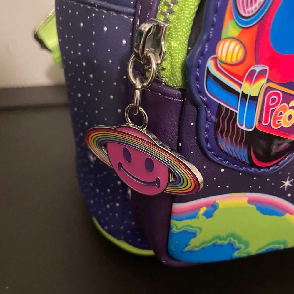 Loungefly Lisa Frank Cosmic Alien Ride Glow In Th… - image 3