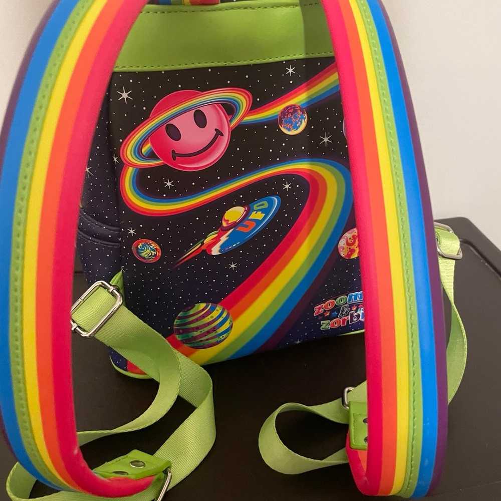 Loungefly Lisa Frank Cosmic Alien Ride Glow In Th… - image 5