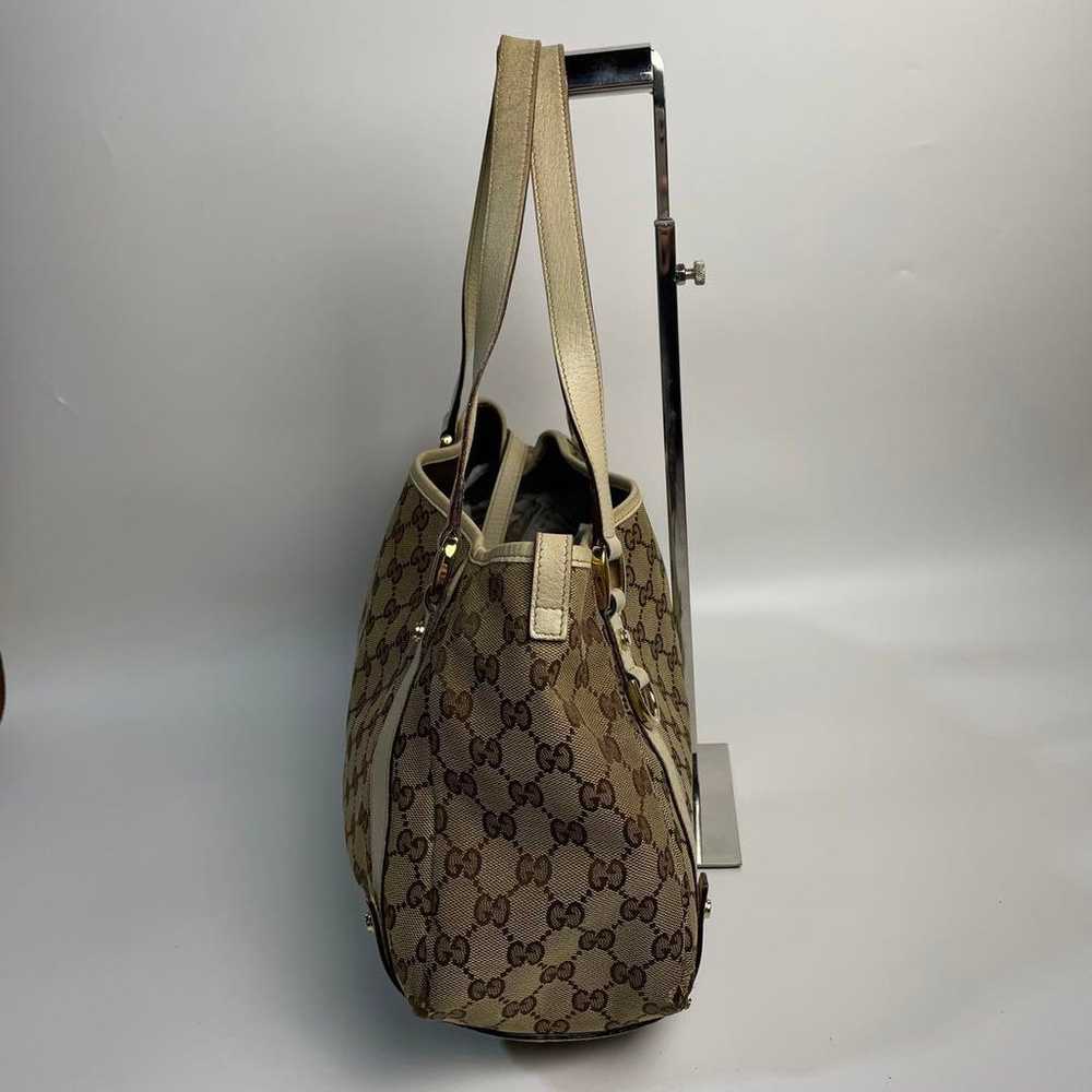 GUCCI Tote Bag GG Canvas Brown Brand Ladies - image 5