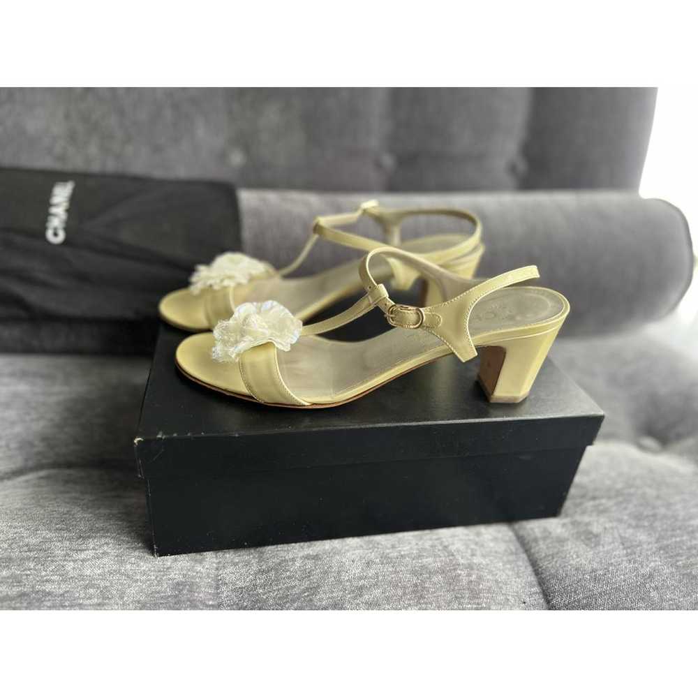 Chanel Slingback leather sandal - image 6