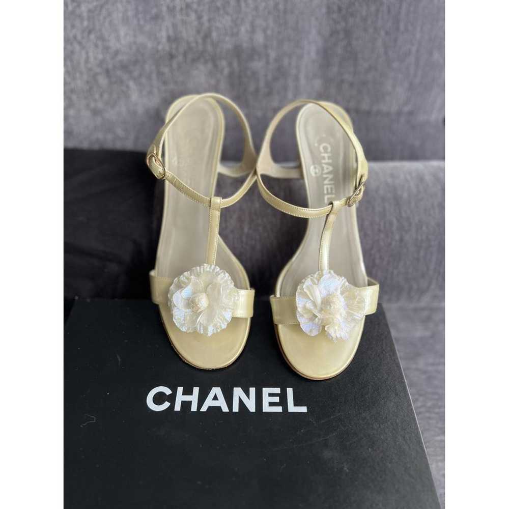 Chanel Slingback leather sandal - image 9