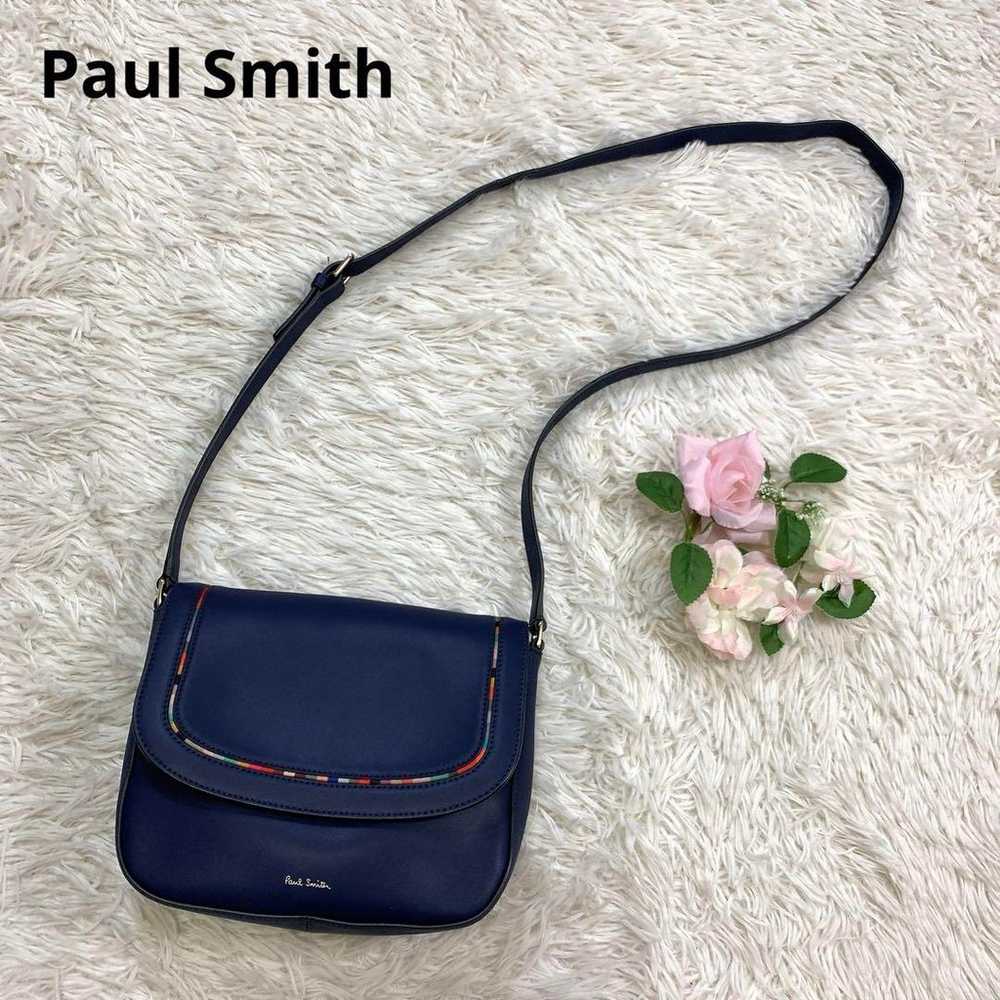 【Like New】 Paul Smith Shoulder Bag Multi-Stripe N… - image 1