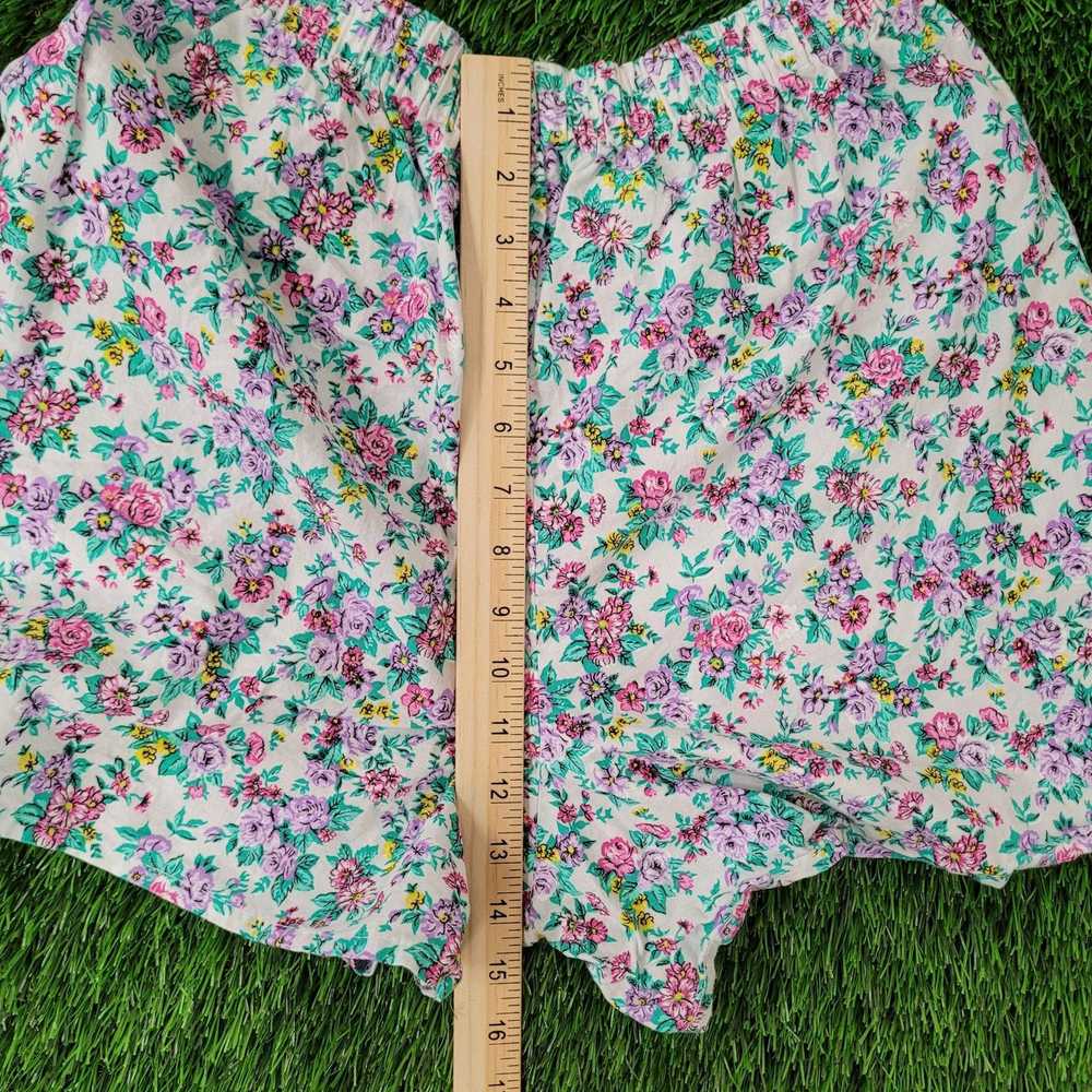 Other Vintage 80s Flower Shorts Womens Small High… - image 12