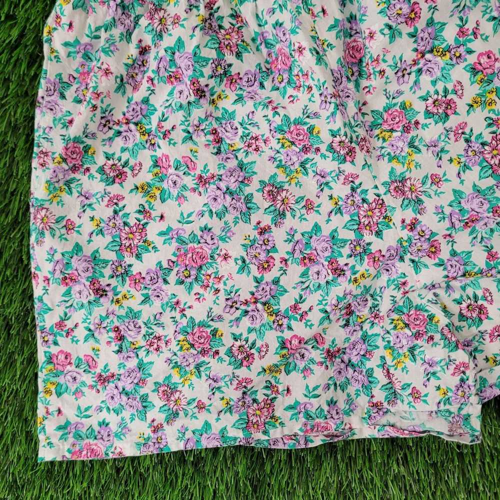 Other Vintage 80s Flower Shorts Womens Small High… - image 8