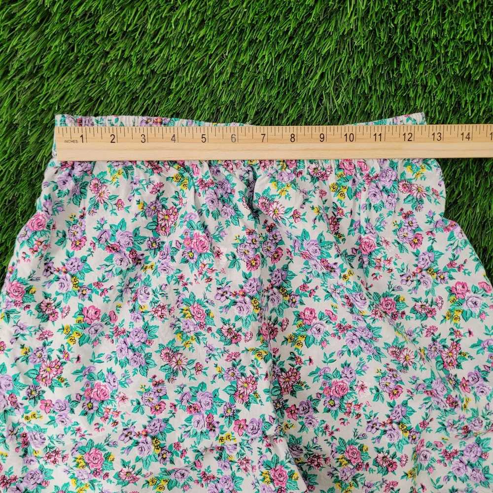 Other Vintage 80s Flower Shorts Womens Small High… - image 9