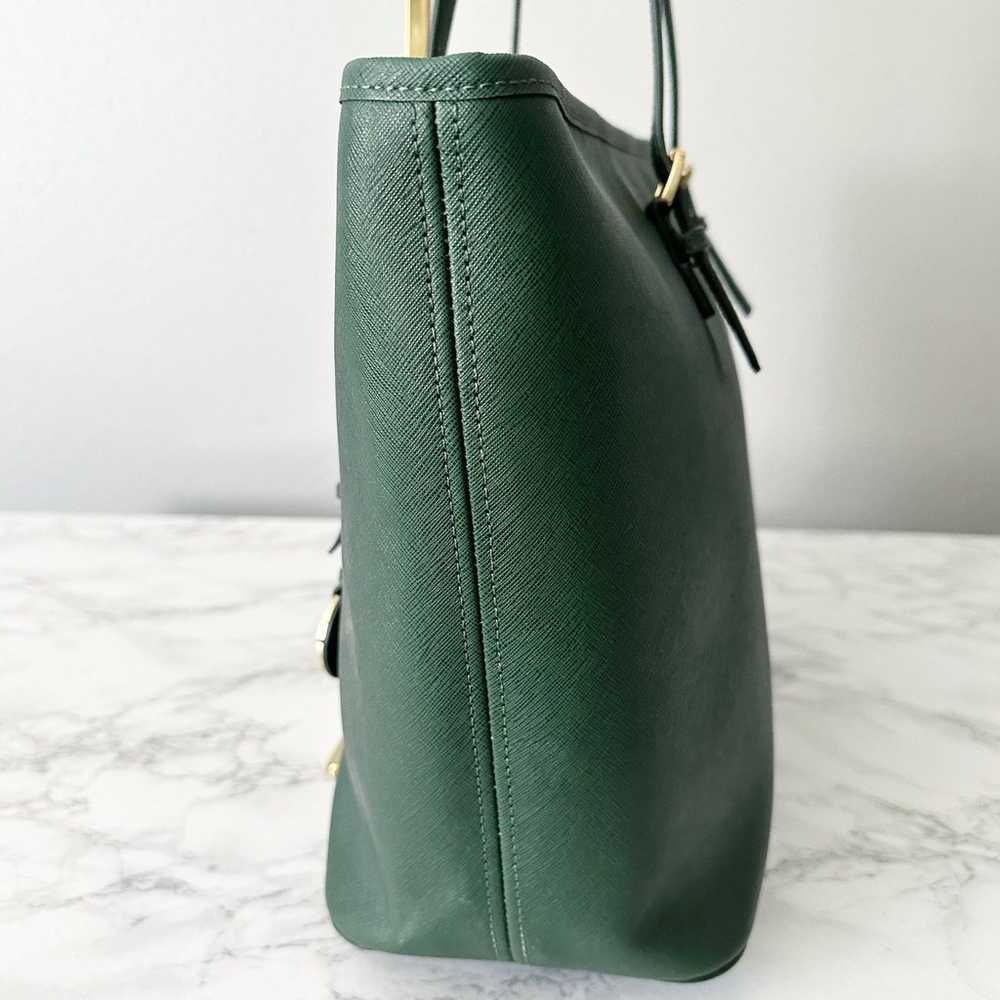 NWOT Michael Kors Forest Green Saffiano Leather X… - image 4