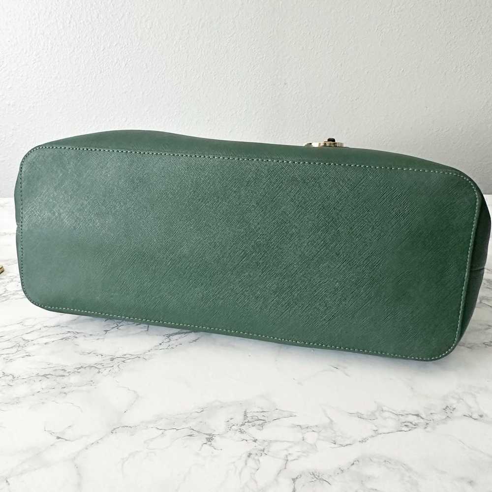 NWOT Michael Kors Forest Green Saffiano Leather X… - image 5