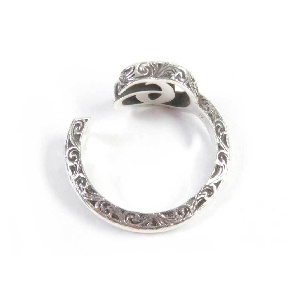 GUCCI Ring 627760 AG925 Silver Arabesque Double G… - image 3