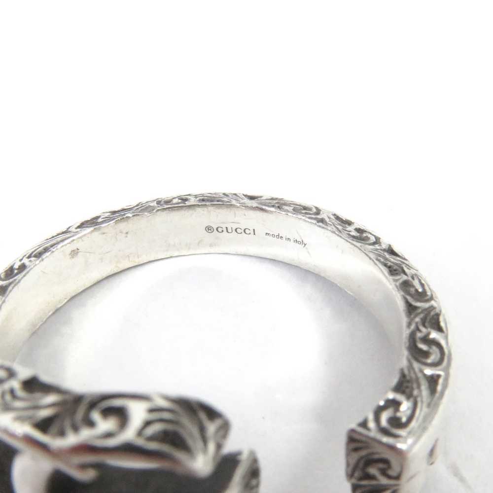 GUCCI Ring 627760 AG925 Silver Arabesque Double G… - image 5