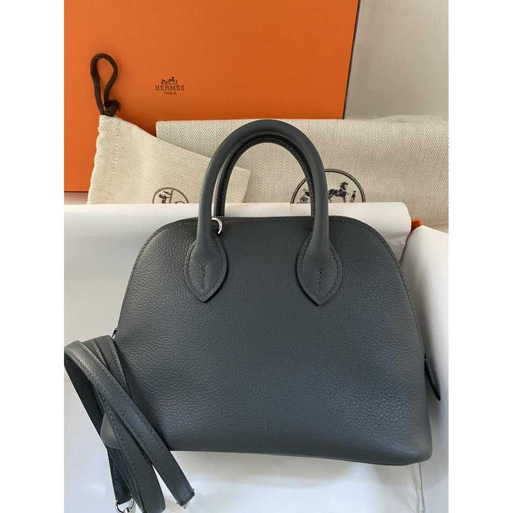 Hermès Bolide leather handbag - image 8