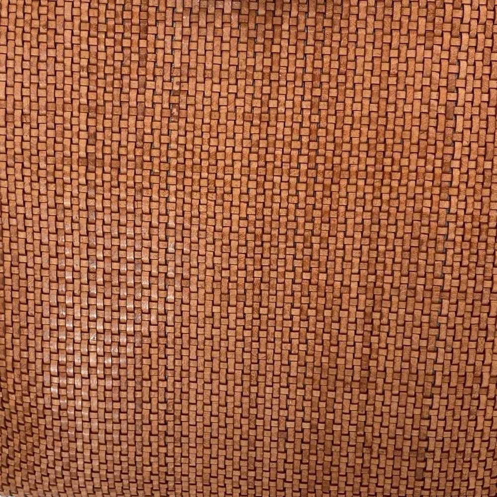 Stunning Paolo Masi Woven Leather Handbag - image 5