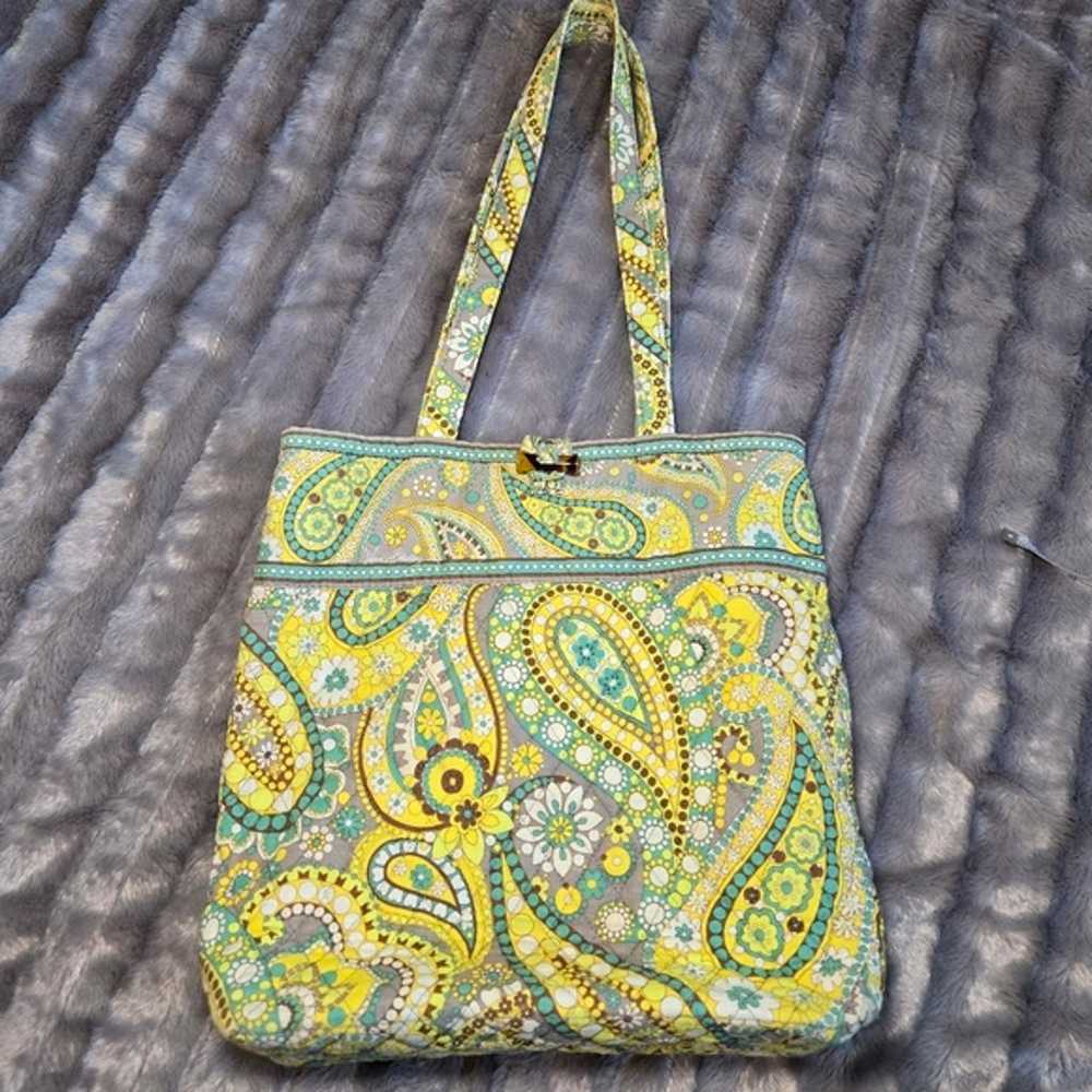 Vera Bradley Tote Bag - Lemon Parfait - image 4