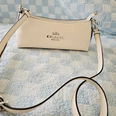 Coach Charlotte Crossbody Bag In Pebble Leather N… - image 1