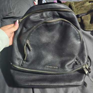 Michael kors black backpack