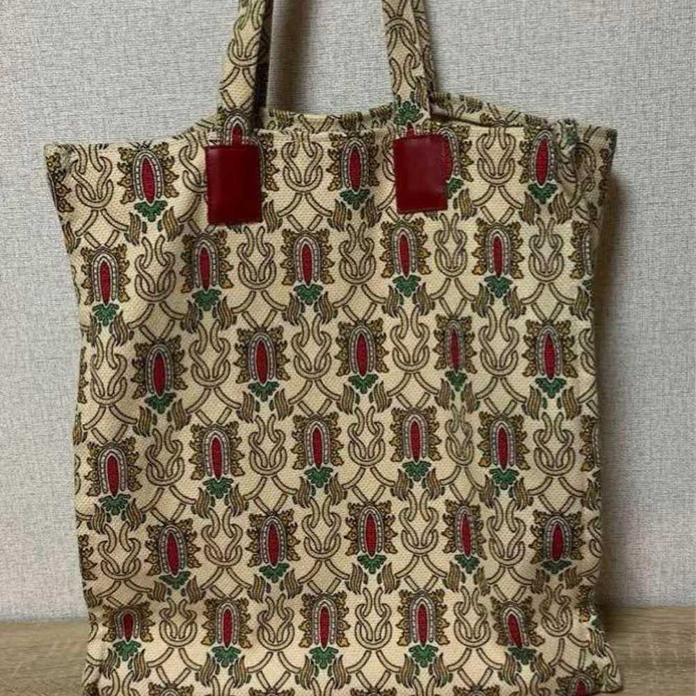 【Beautiful Condition】GUCCI Garden Tote Bag Handba… - image 1