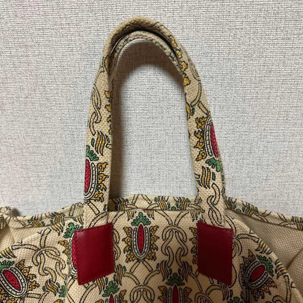 【Beautiful Condition】GUCCI Garden Tote Bag Handba… - image 3