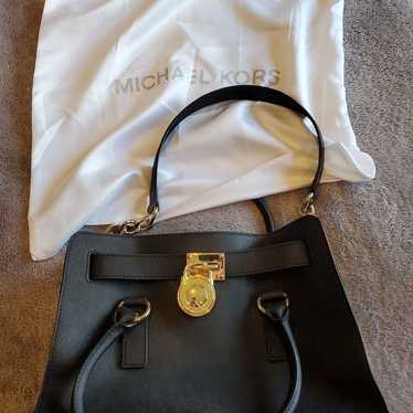 Michael Kors East West Hamilton leather purse