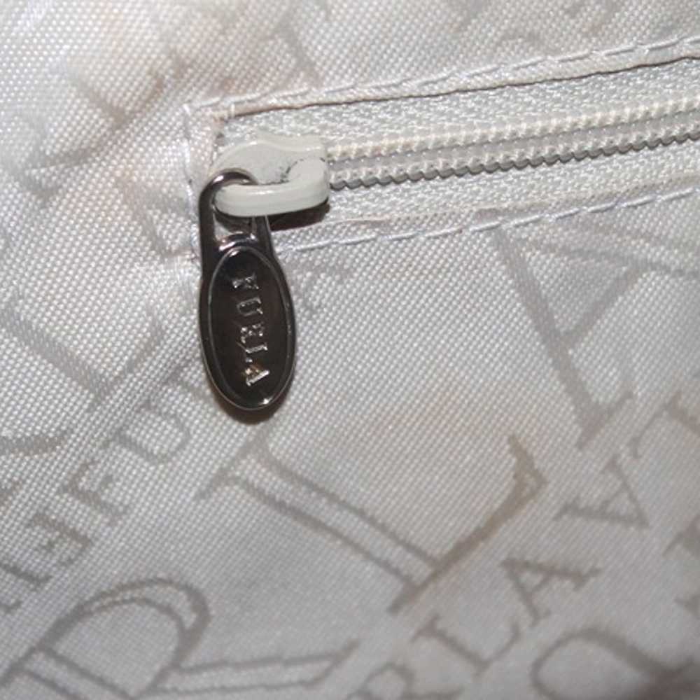 $628 FURLA Italy Croc Embossed Tote Bag Satchel H… - image 11