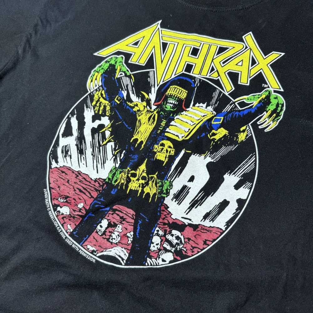 Band Tees × Vintage Band Tees Anthrax (Judge Deat… - image 5