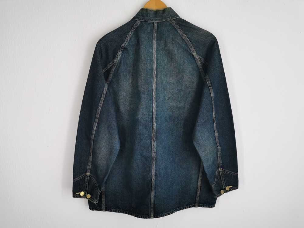 Carhartt Vintage 90s Carhatt Denim Jeans Jacket S… - image 3