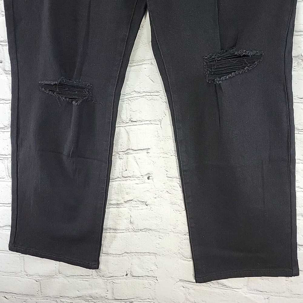 HIGH High-Quality Black Recycled Vintage Denim St… - image 2