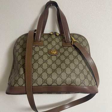 Old Gucci GG Supreme Canvas Interlocking Handbag