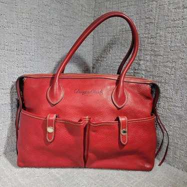 Dooney & Bourke Forentine Red Pebbled Leather Vach