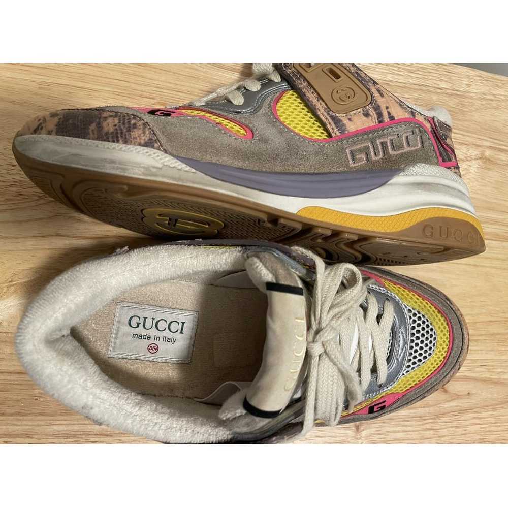 Gucci Ultrapace leather trainers - image 10